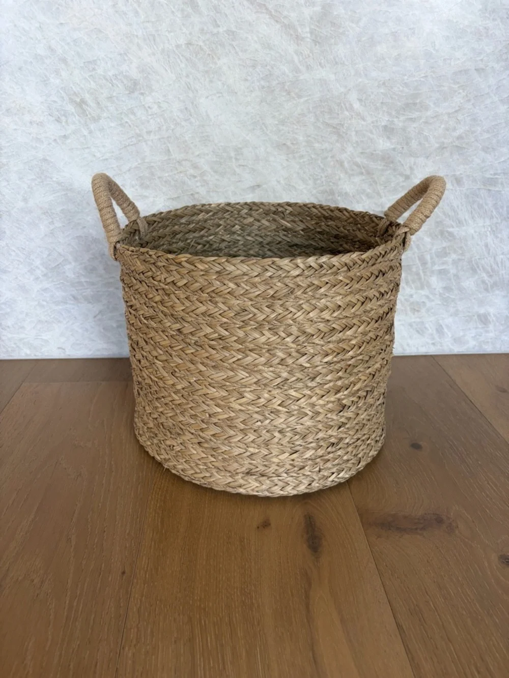 Hearth & Hand with Magnolia Braided Storage Basket, Large, LIKE NEW